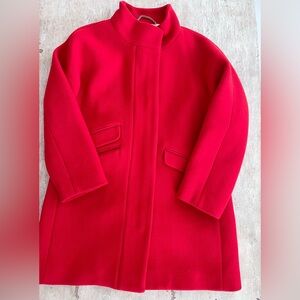 J Crew women’s Nello Gori wool Cocoon Coat